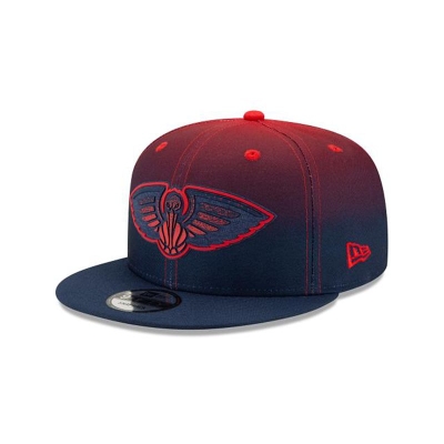 New Orleans Pelicans Gorra | New Era NBA Back Half 9fifty Snapback Cap Mexico - Azules